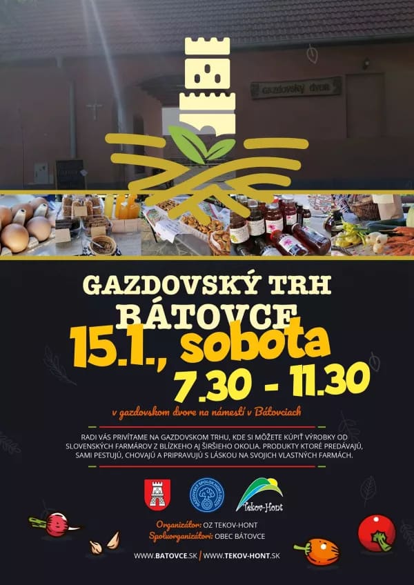 Gazdovský trh Bátovce 2022 - Podujatie