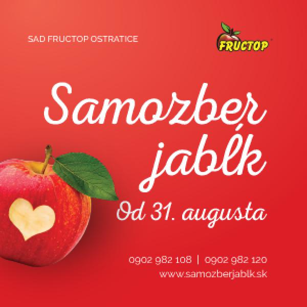 Samozber jabĺk Fructop Ostratice 2019 - Podujatie