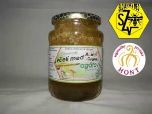 Agátový včelí med s výrezom medového plástu - Výrobok - Peter Pišák - Apis Original