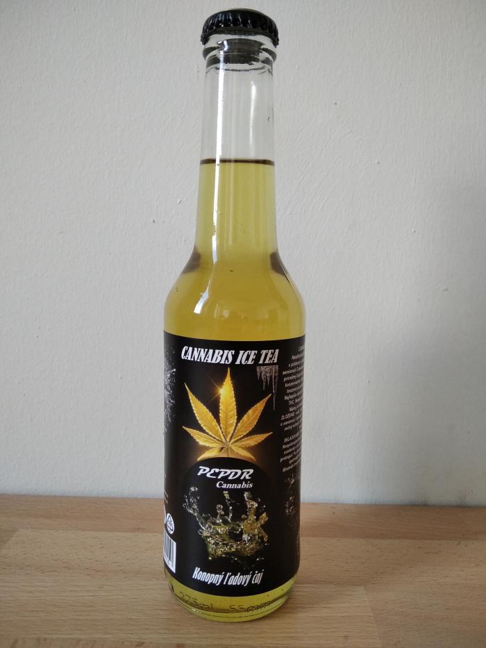 CANNABIS ICE TEA Nealkoholický konopný nápoj s pridaním výtažku z kvetov, listov a semienok Cannabis sativa.  - PEPDR - PEPDR